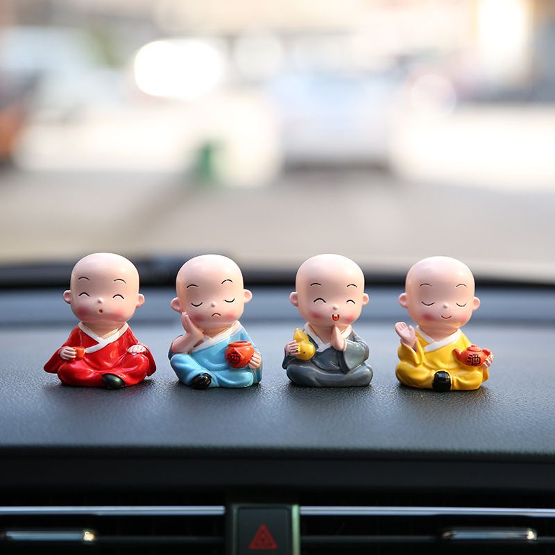 Little Monk Car Dashboard Display Shaolin Monk Car Dashboard Display ...