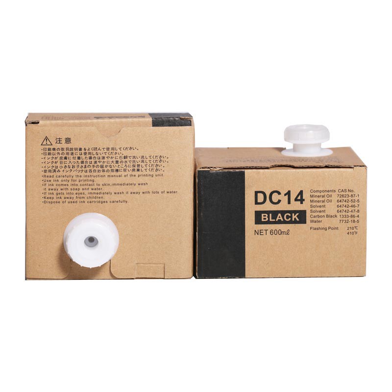 DC14 black ink for Duplo DP-C100 C110 C120 C125 M420 DC 14 DC-14 DP ...