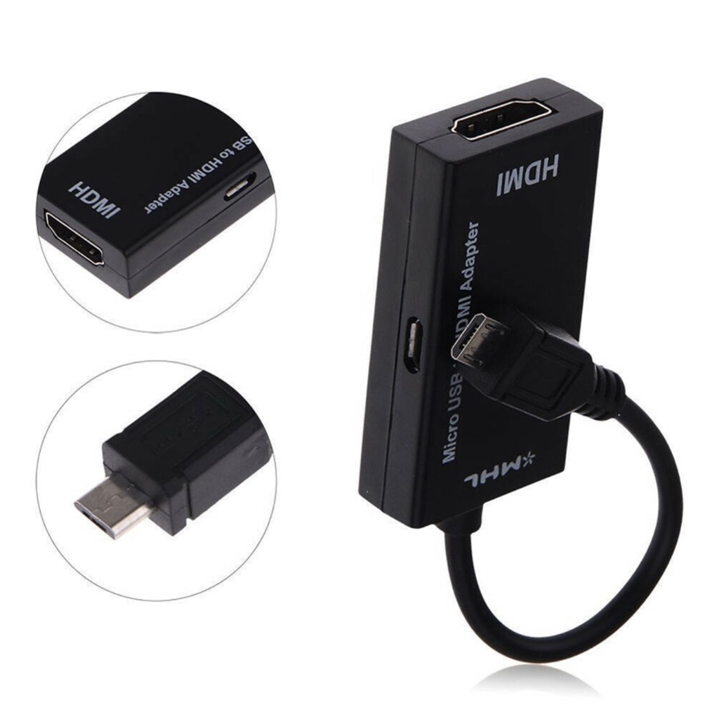 Micro USB To HDMI Tv Mhl Adapter Cable 1080P 2.0 For Samsung Mobile