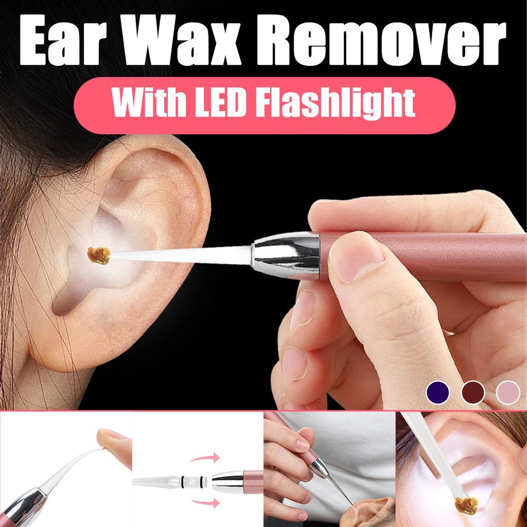 LED Baby Ear Wax Removal Cleaner Tool Flashlight Earpick Endoscope ...