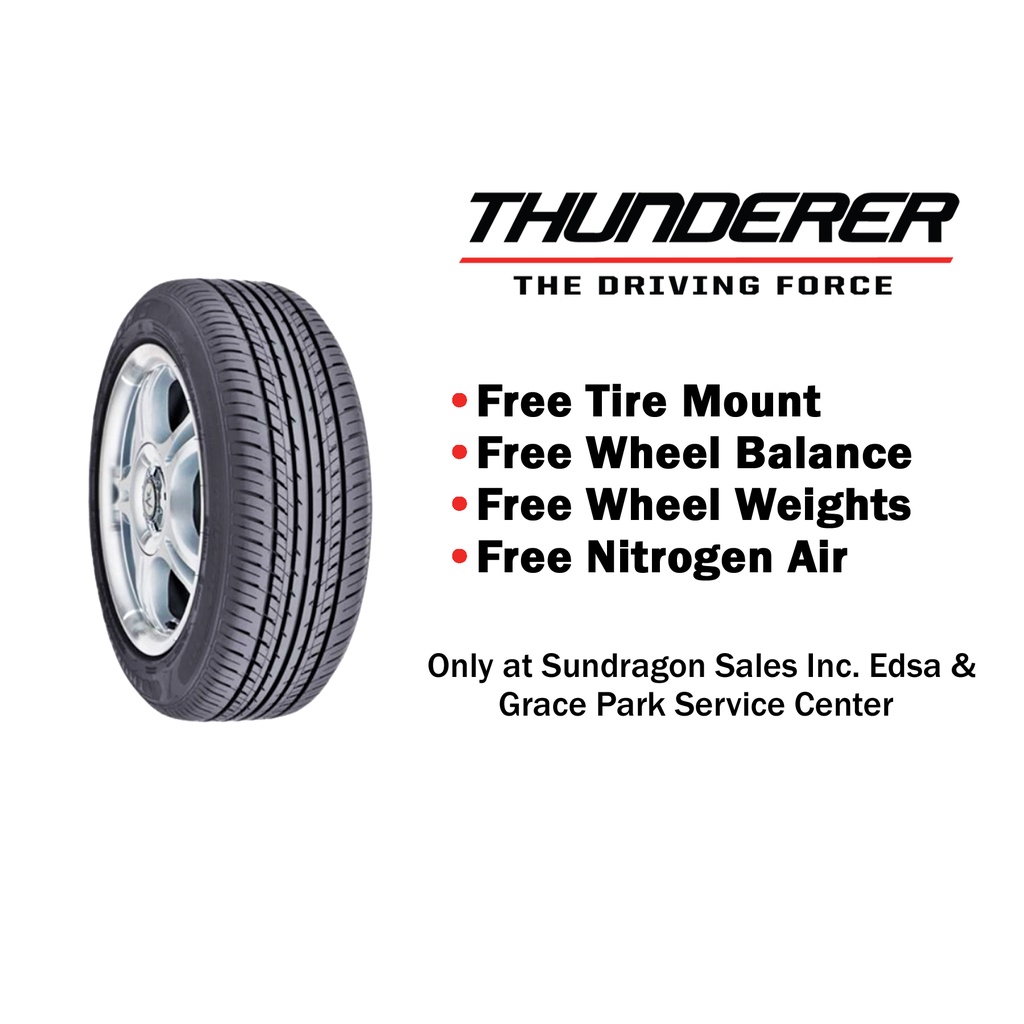 Thunderer 195/55 R15 85V Mach2 R301 Tire Shopee Philippines
