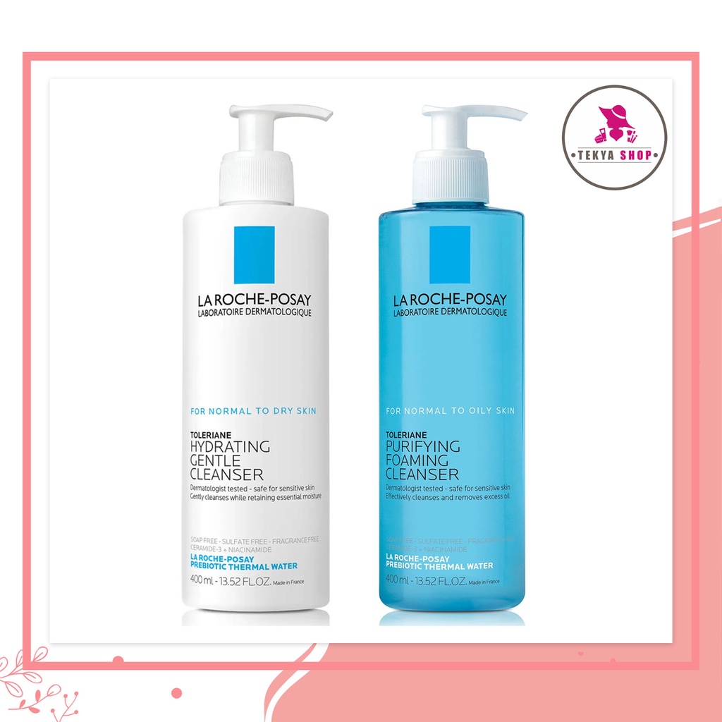 La Roche Posay Toleriane Face Cleanser (Purifying Foaming, Hydrating
