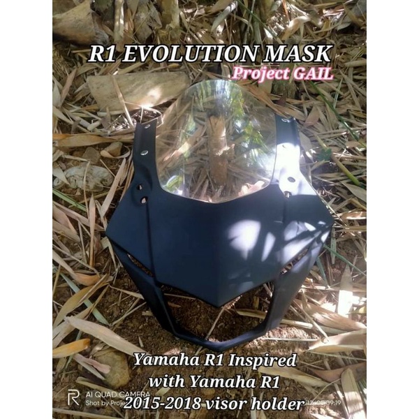 RUSI GAMMA 200 Yamaha R1 Inspired Evolution Mask | Shopee Philippines