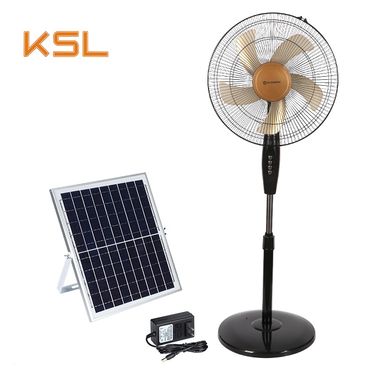 KSL Stand Solar Electric Fan with panel home Solar Fan Solar Stand Fan