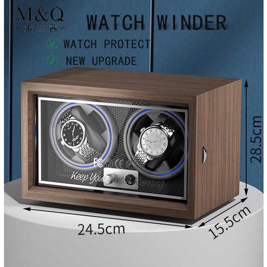 MELANCY high-end brand spot automatic watch shaker black walnut solid ...
