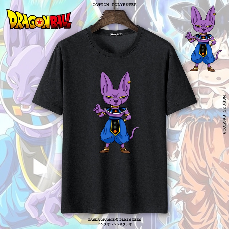 super dragon ball z Beerus t shirt goku Anime Graphic Print tees unisex