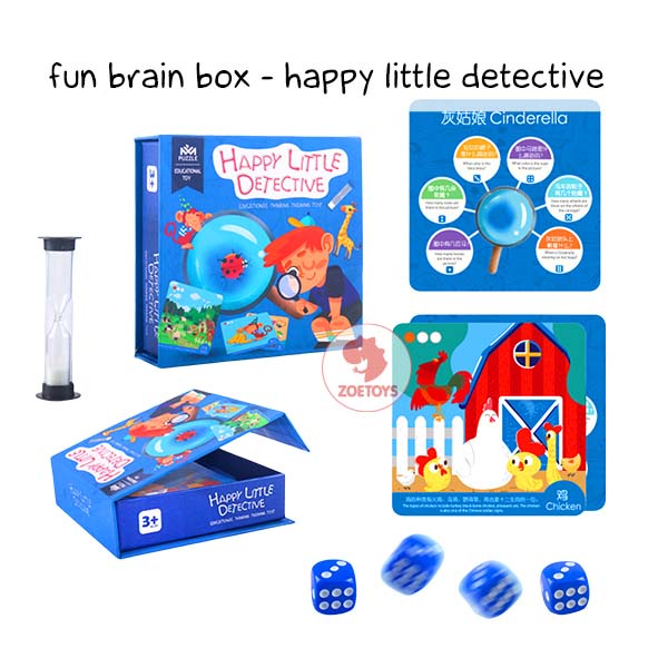 Zoetoys Fun Brain Box - Happy Little Detective 