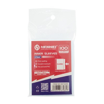 Side Entry 100PCS Inner Transparent Card Protection Sleeve for PTCG ...