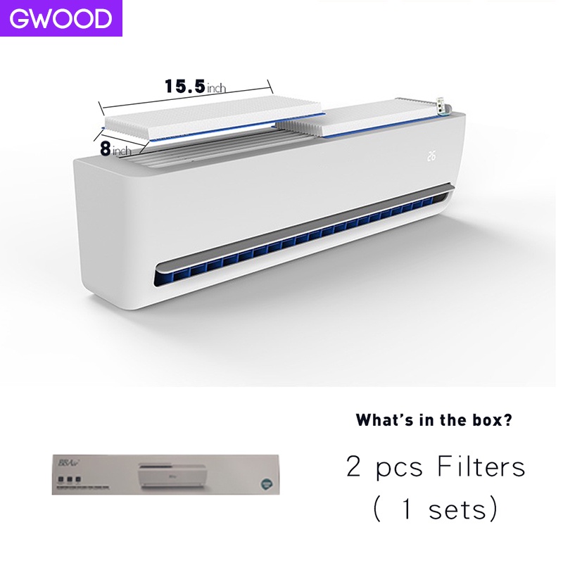 Mennlooo Household air conditioner HEPA filter dust and keep the air