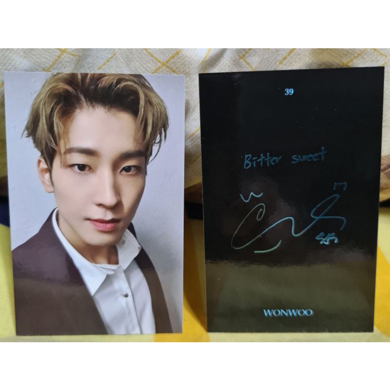 Seventeen Wonwoo - Mingyu Bitter Sweet Trading Card | Shopee