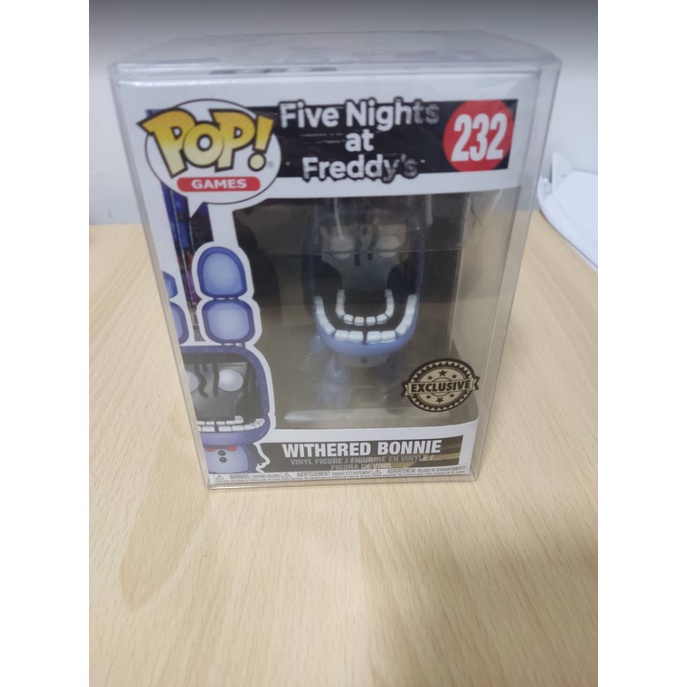 Funko Pop Games Five Nights At Freddys Fnaf Withered Bonnie Exclusive 232 With Free 5900