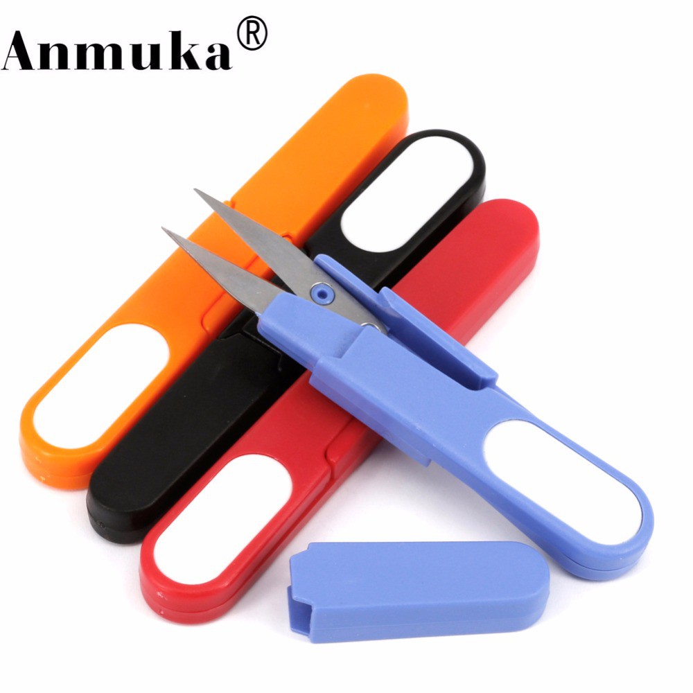 Mini Multi-function Portable Plastic Scissors Line Cutter | Shopee ...