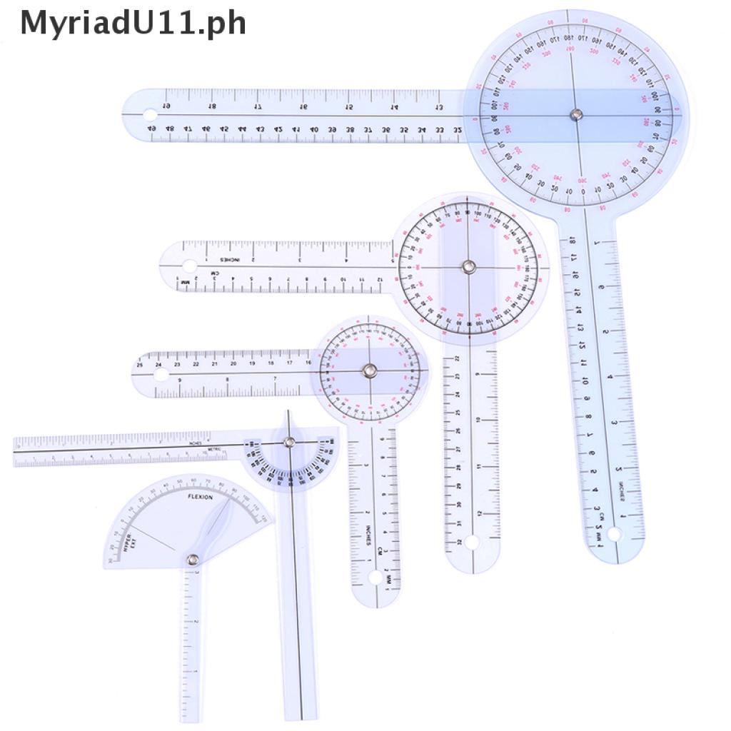 MyriadU 1Pcs Medical Spinal Ruler Finger Goniometer Angle Protractor 12 ...