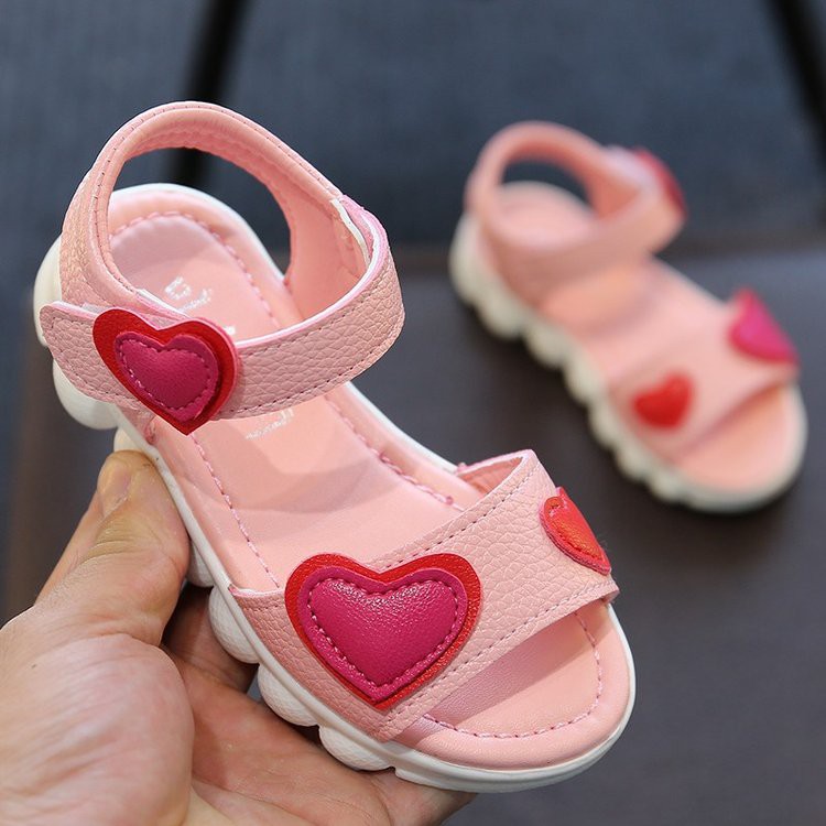1 14 Years Kids Baby Sandals Toddler with Velcro Summer Beach Shoes for Girls Size 22 37 No brand Shopee Philippines