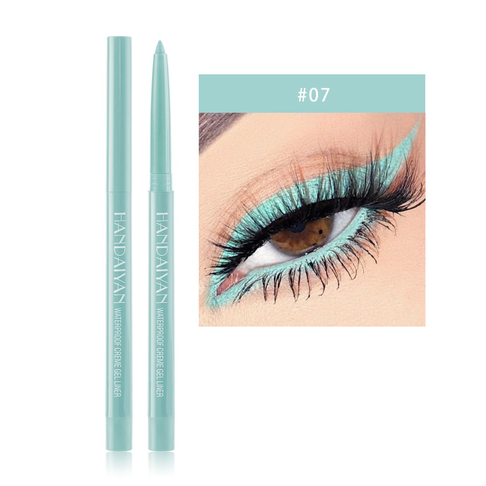 20colors Long Lasting Waterproof Fast Dry Eyeliner Pen Matte Eyeliner Pencil Rotatable Eye Liner 