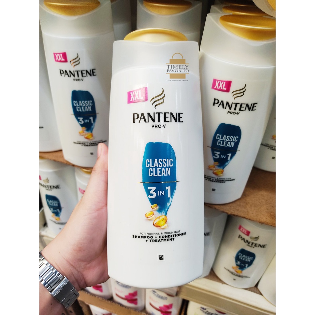 Pantene ProV 3in1 Classic Clean Shampoo 700mL Shopee Philippines