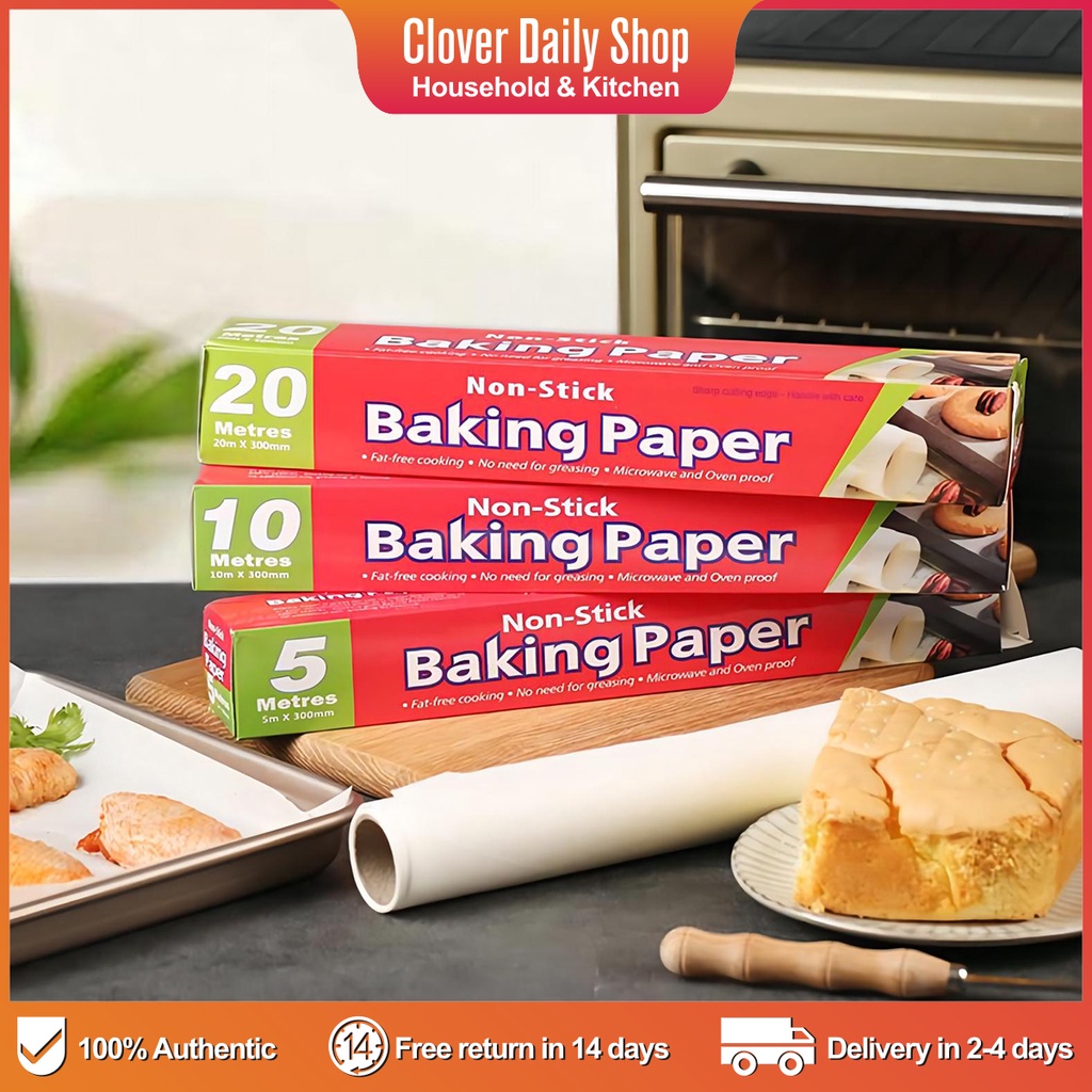 5M/10M/20M/50M Baking Paper NonStick Parchment Paper with Sawtooth
