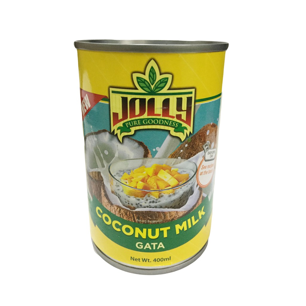 Jolly Coconut Milk Gata 400ml Shopee Philippines