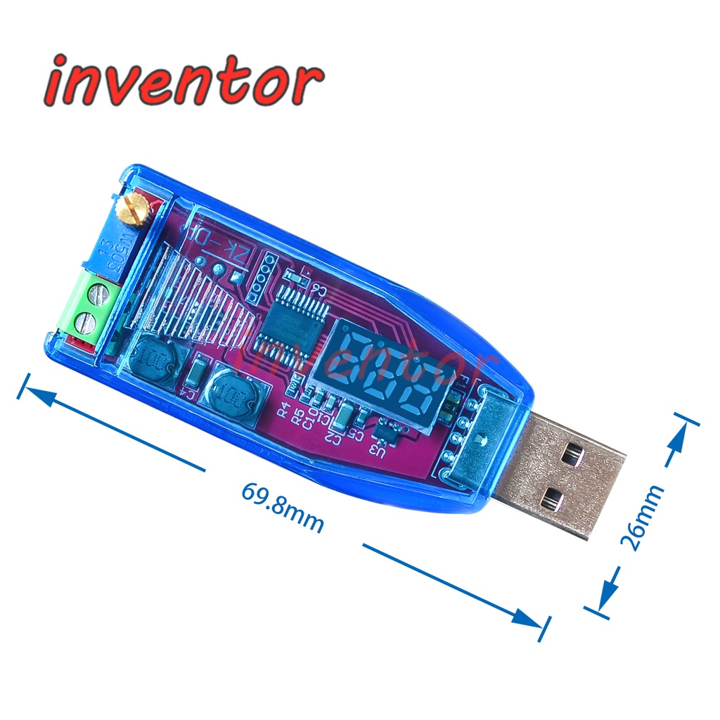 DC-DC USB 5V to 24V Boost Power Regulator Module - AI-ROBOO