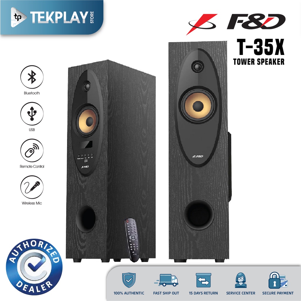 F&D T-35x Bluetooth Tower Speaker | Shopee Philippines