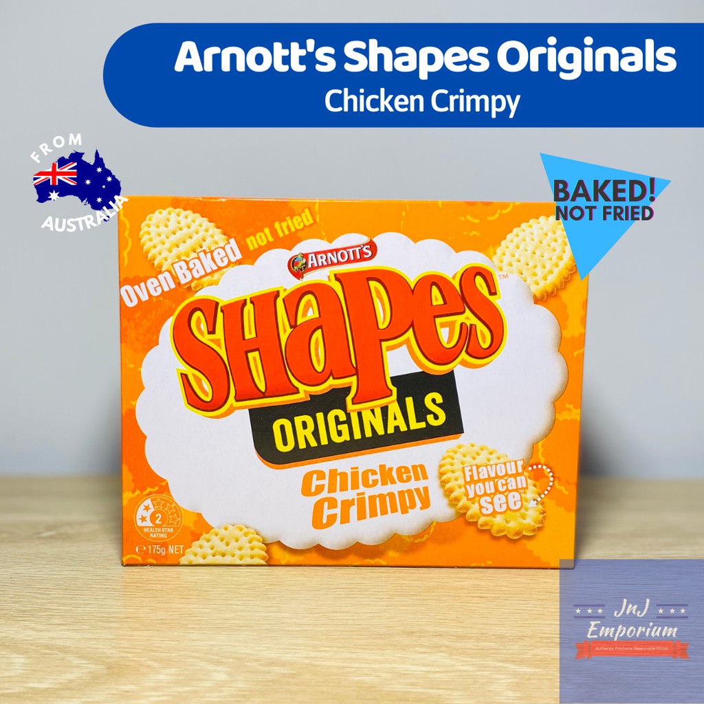 Arnotts Shapes Chicken Crimpy 175g Shopee Philippines 8447