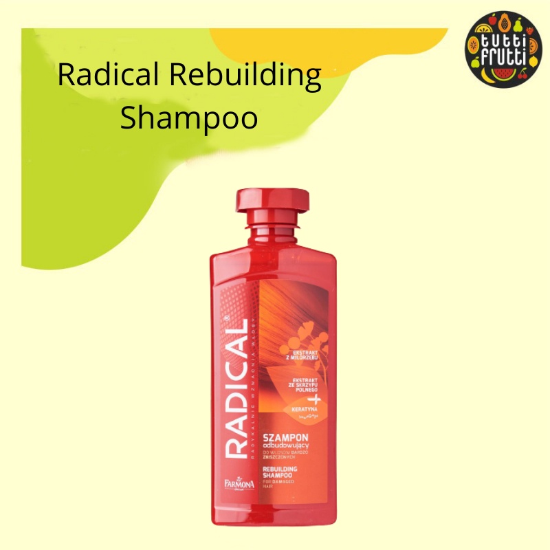 Tutti Frutti x Radical Rebuilding Shampoo for Damaged Hair 400ml ...