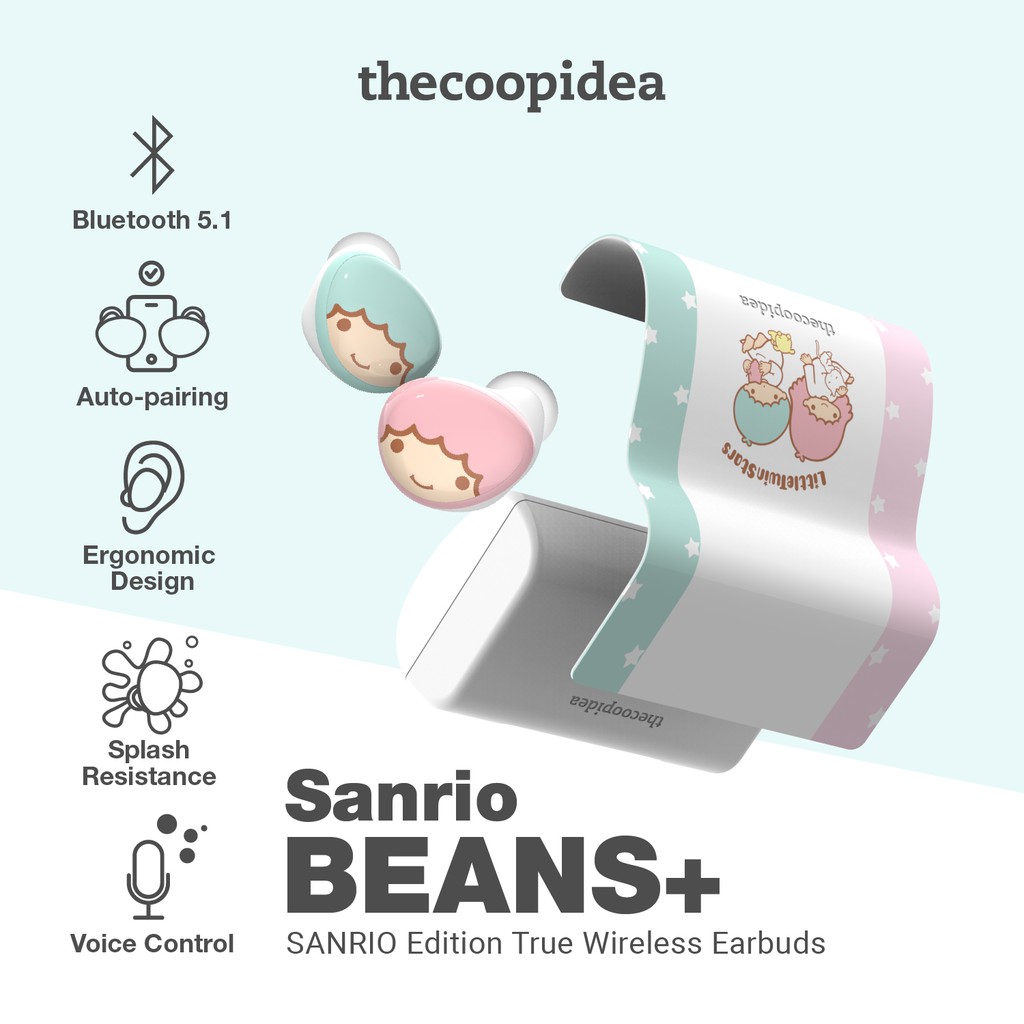 Sanrio beans true online wireless earbuds