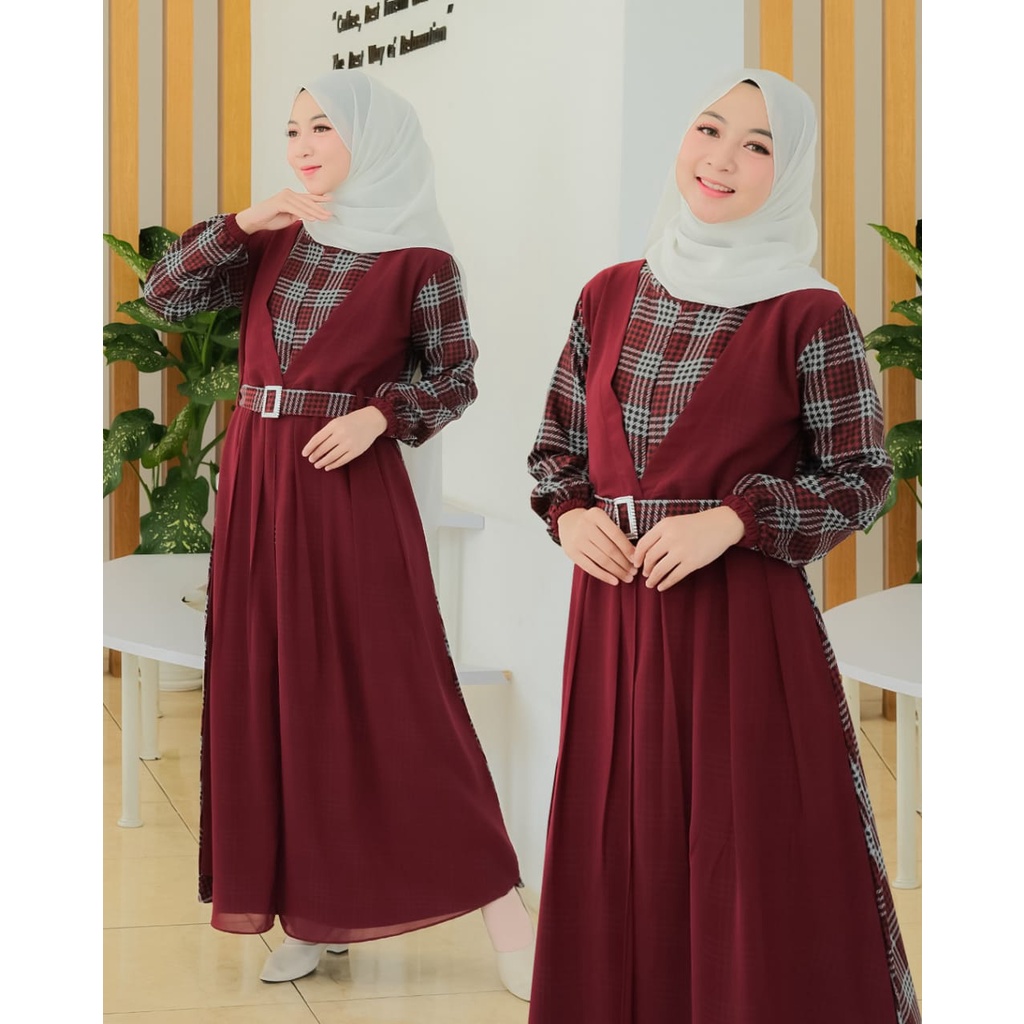 Gamis ATHIRA MELLY PREMIUM Removal Belt | Shopee Philippines