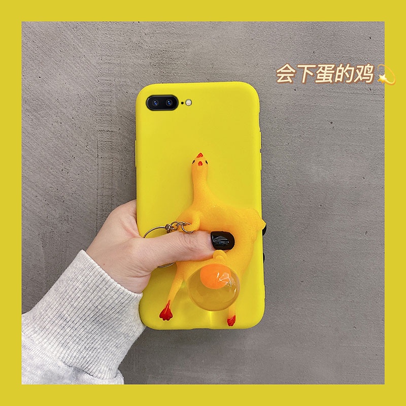 3D chickens will lay eggs spoof phone case for huawei y5 y6 y7 y9