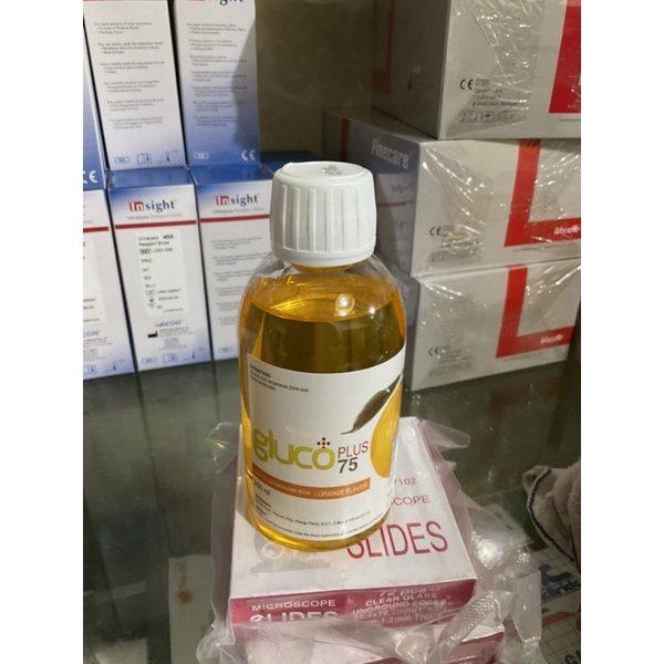 Gluco Plus, Glucose Concentrated Drink, OGTT, 50g,75g,100g 200 ml