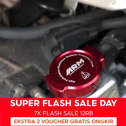MERAH Hope radiator cap radiator cap radiator arm full cnc nmax aerox ...