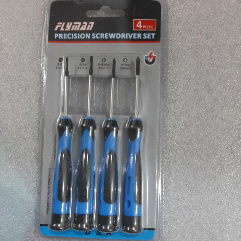 orig flyman 4 in 1 screw driver set 6 inches | Shopee Philippines