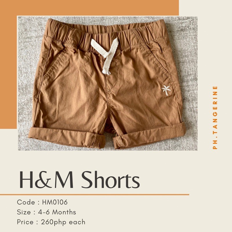 H and outlet m kids shorts