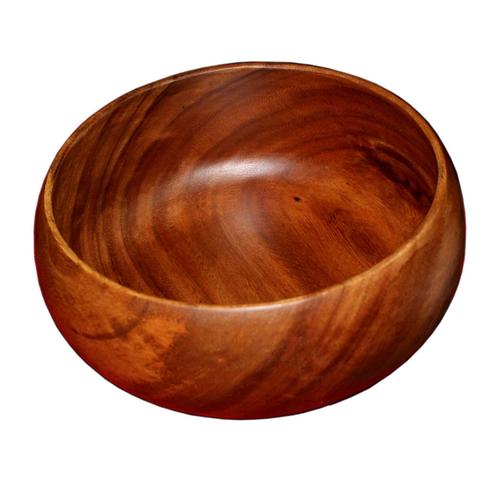 Calabash Wooden Salad Bowl 4x10x10 Lacquer Finish | Shopee Philippines