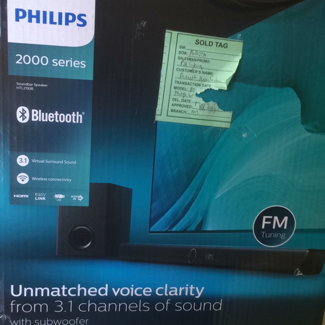 Philips soundbar hot sale htl2183b