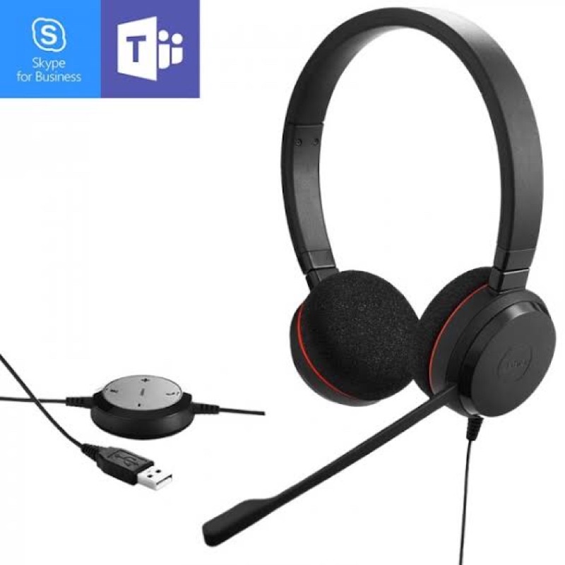 Jabra Evolve 20 MS USB Noise Cancelling Headset