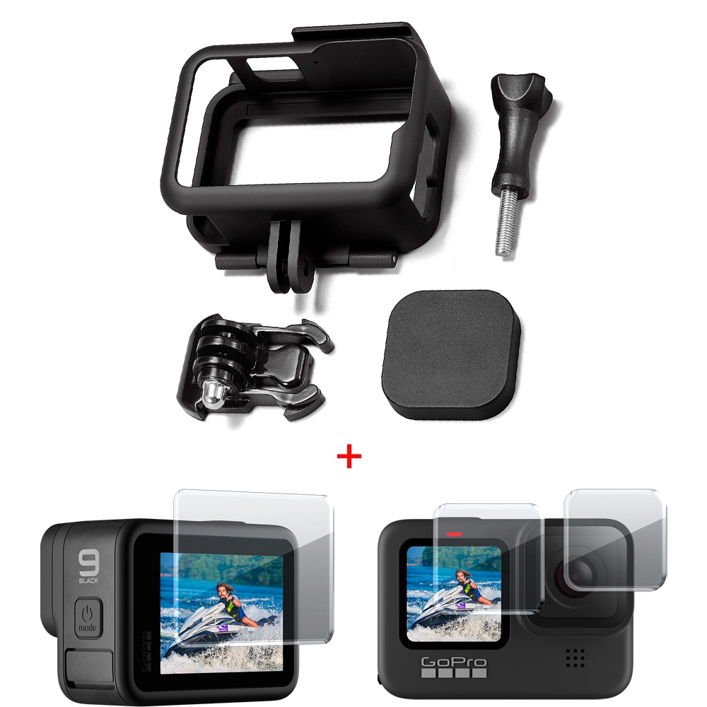 For GoPro Hero 12 11 10 9 Black Protective Border Frame Case Lens Cap ...