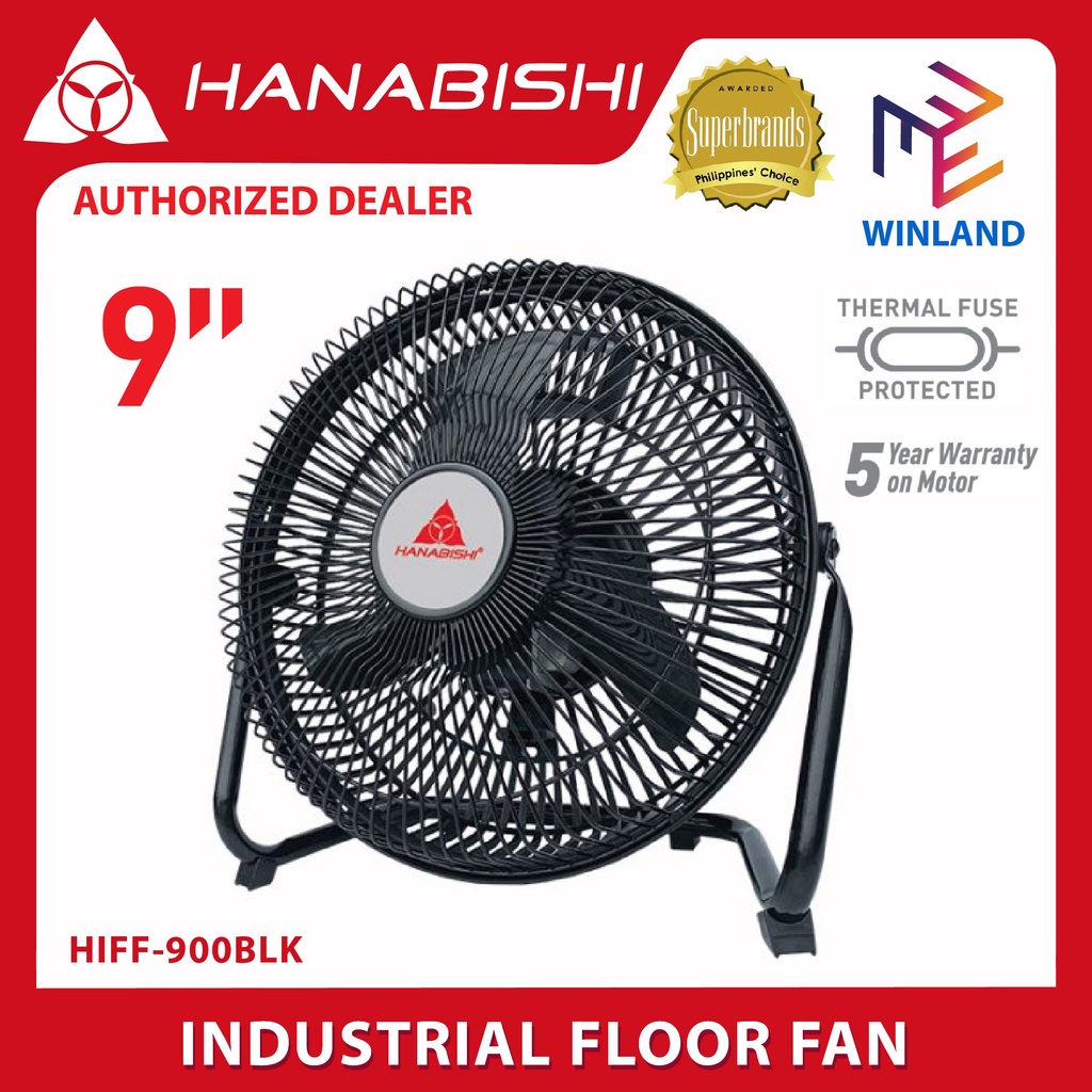 wall fan with remote Hanabishi Original Industrial Floor Fan Electric