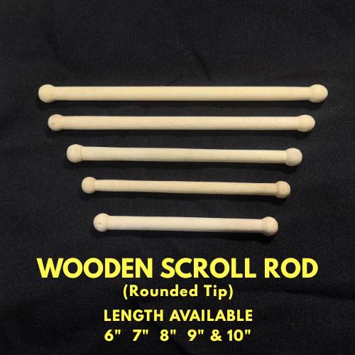 20pcs. Wooden Scroll Rod [MANY SIZES] [10 Pairs] notebook Shopee