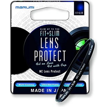 Filtro Protector Marumi Fit+Slim MC Para Lente De 49mm - Protege De Rayones Y Polvo, Ultra Delgado