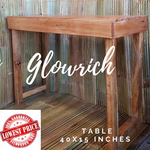 Table and chair palochina wood Shopee Philippines