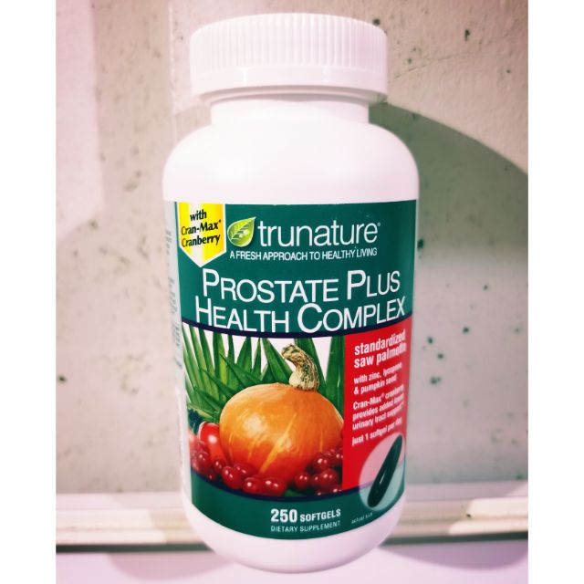 Trunature Prostate Plus Health Complex Softgel Saw Palmetto Zinc