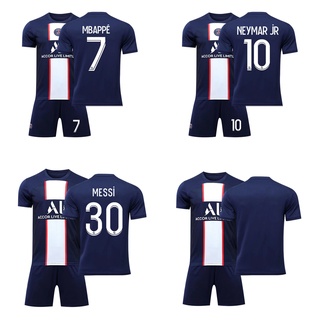 No. 10 Neymar No. 7 Mbappe Black and Gold Football Jersey Set - China Jersey  and Jersey Set price