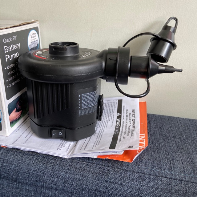 Intex Air Pump Battery Operated 6 C Batteries not included Shopee