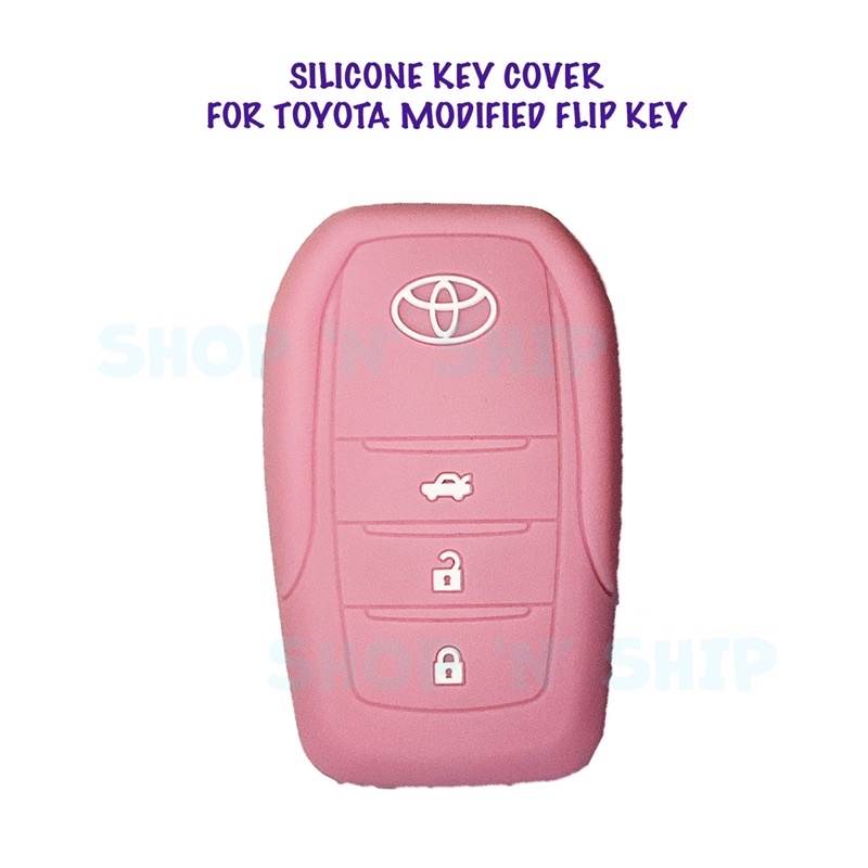 Silicone Key Cover For Modified Flip Key Toyota Vios 4th Gen Shopee