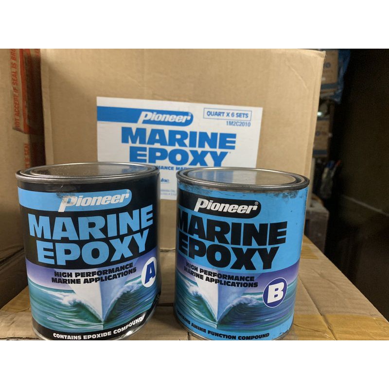 Pioneer Marine epoxy A and B (Quart size) Shopee Philippines