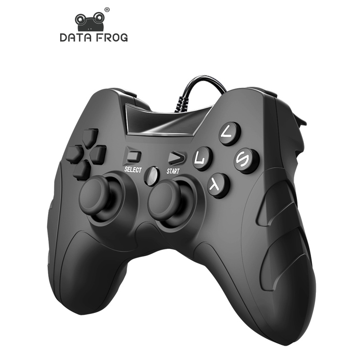 2022 NEW DATA FROG Wired PC Game Controller USB Gaming Gamepad Joystick