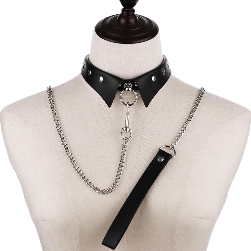 KMVEXO Rock Sexy Cool Gothic Collar Shape Steampunk Necklace Men