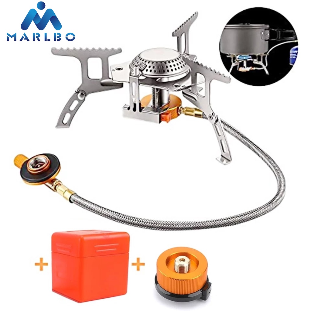 Widesea Outdoor Gas Stove Camping Gas burner Folding Electronic Stove hiking Portable Foldable