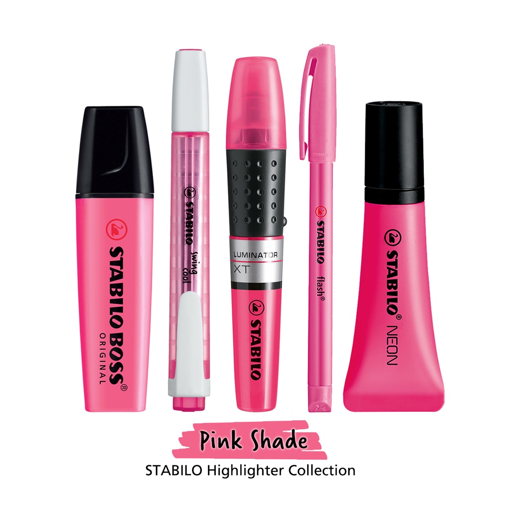 STABILO Highlighter Color Collection Shade Pen Marker Set School Office ...